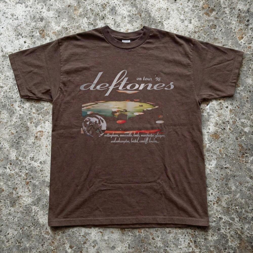 Deftones On Tour Dark Choco T-Shirt